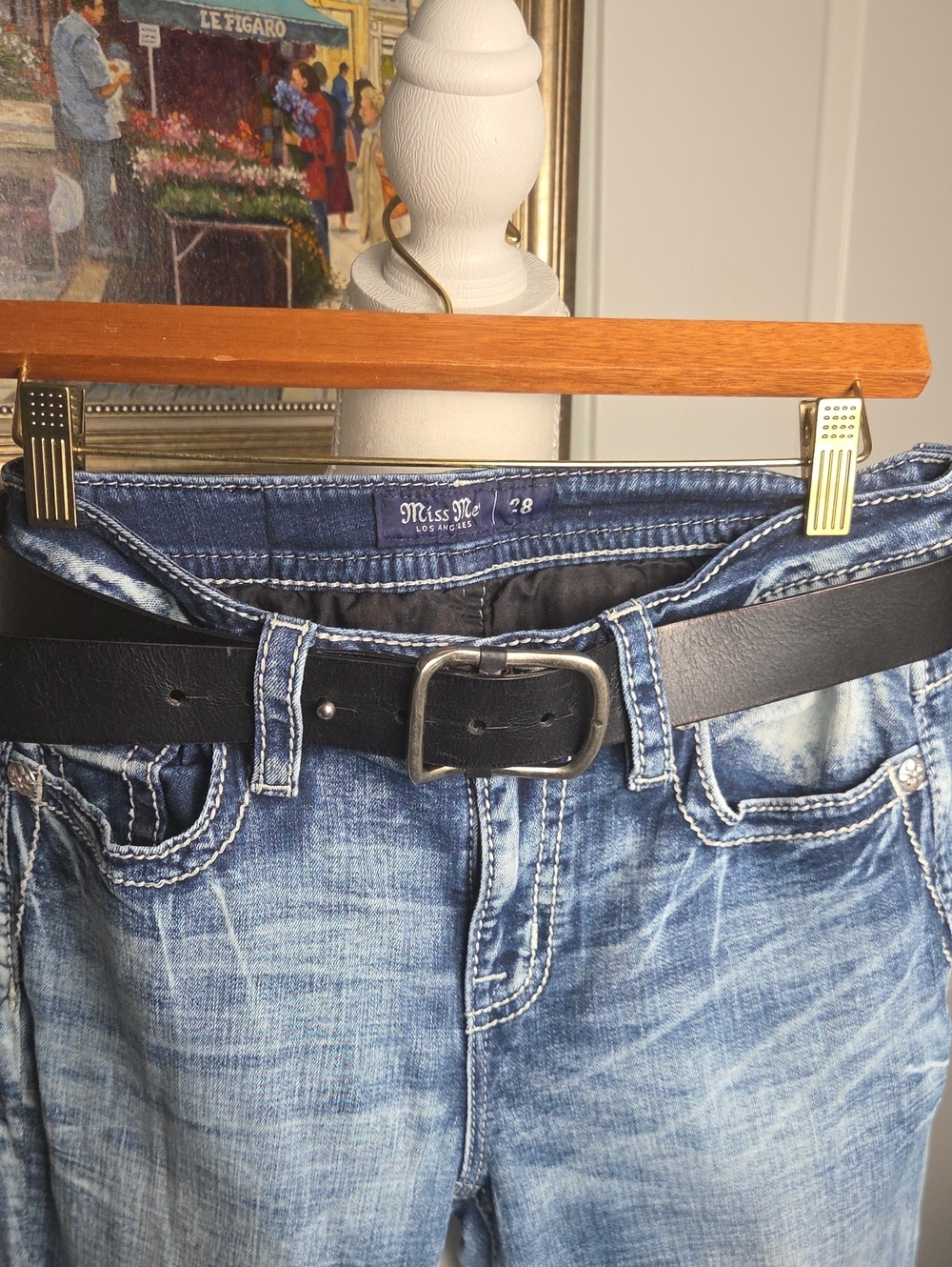 Black We The Free Black Belt S/M Size Appix. 41 Inches Long